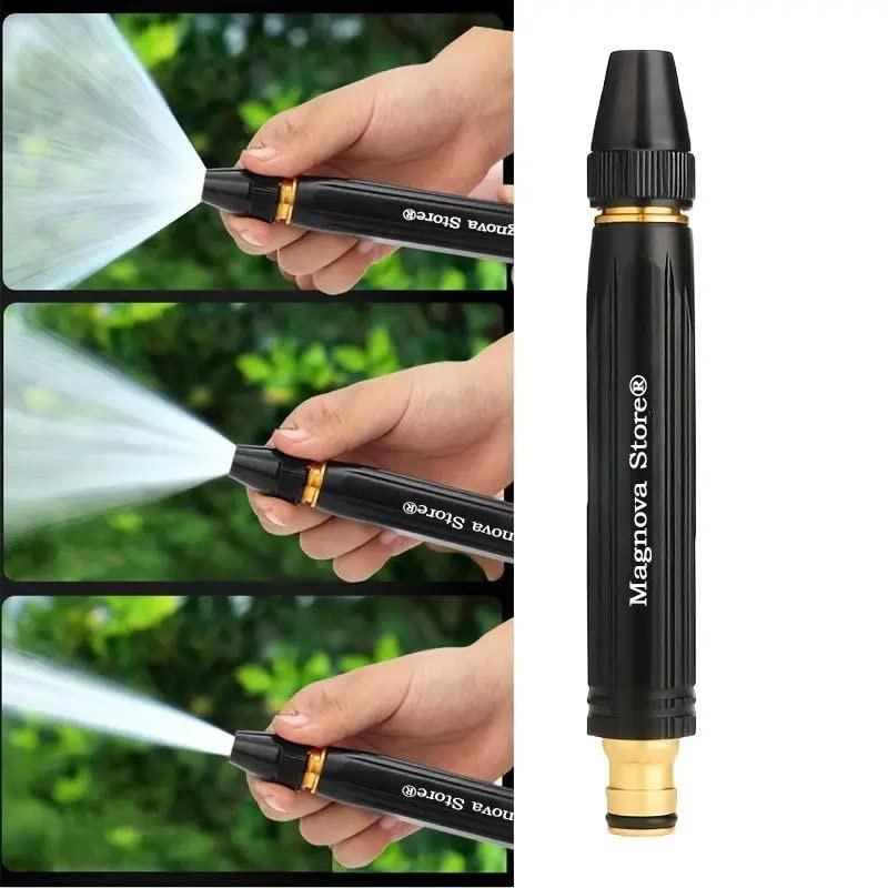 (Plastic Body) Water Spray Gun for Car and Bike Washing, High Pressure Water Spray Nozzle with Adjustable Sprayer, Water Jet Sprayer for Floor & Window Cleaning, Gardening, Bathing