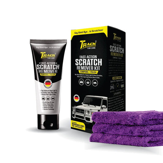 Track Scratch Remover 200g With Free Microfiber Towel